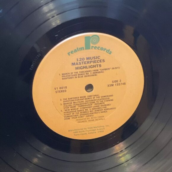 120 Music Masterpieces Highlights Vol. 1 (Vinyl, 1976, 2x LP) Realm Records 2V 8 - Picture 8 of 12